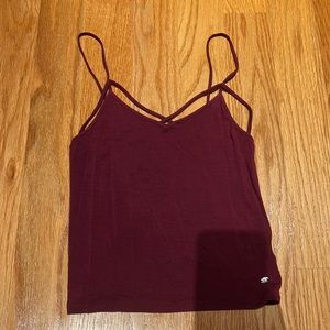 Maroon tank top